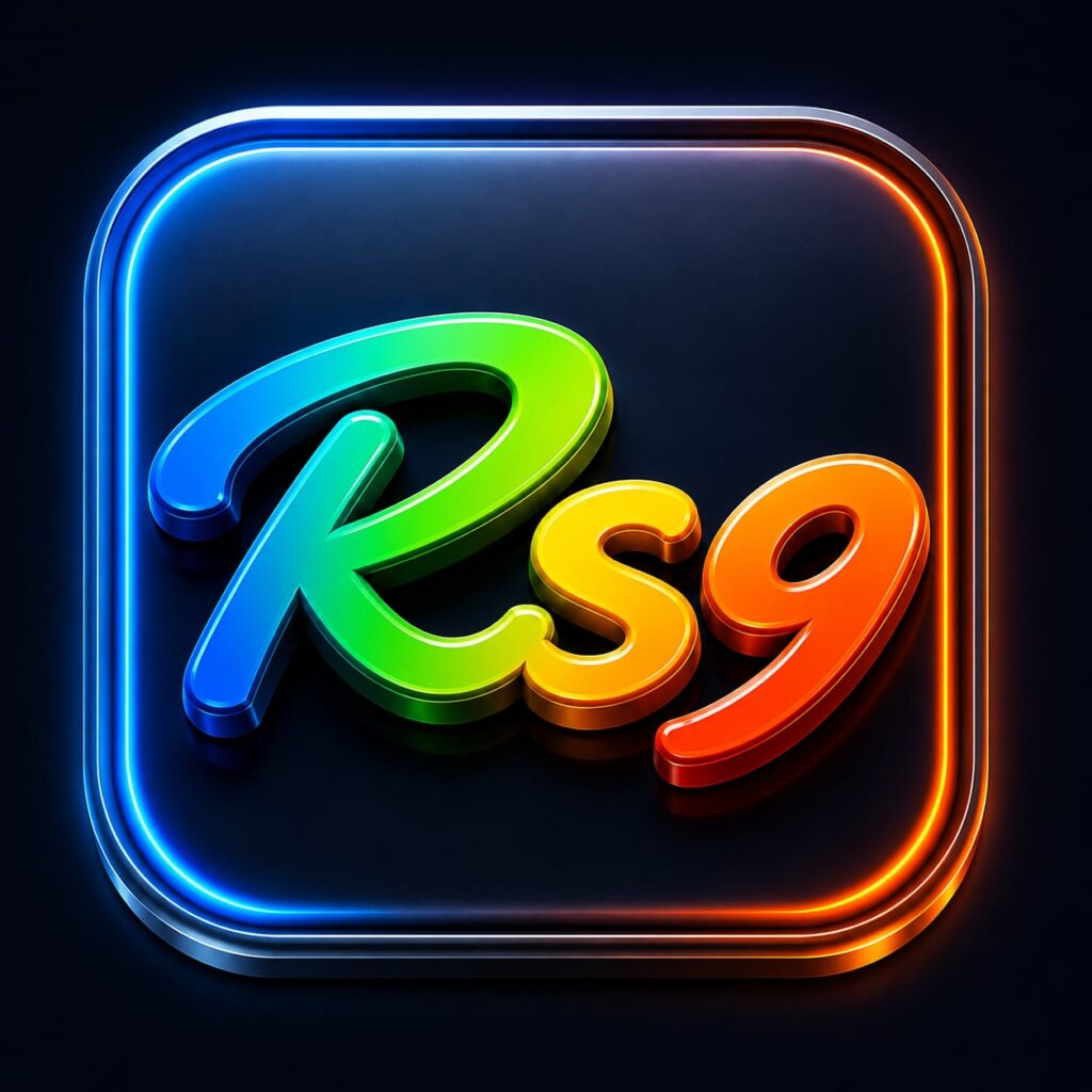RS9 official logo for trusted online gaming website.